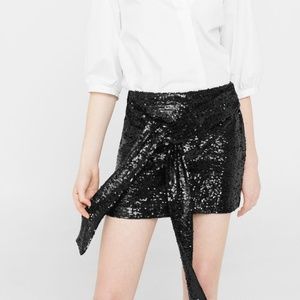 Mango sequins mini skirt